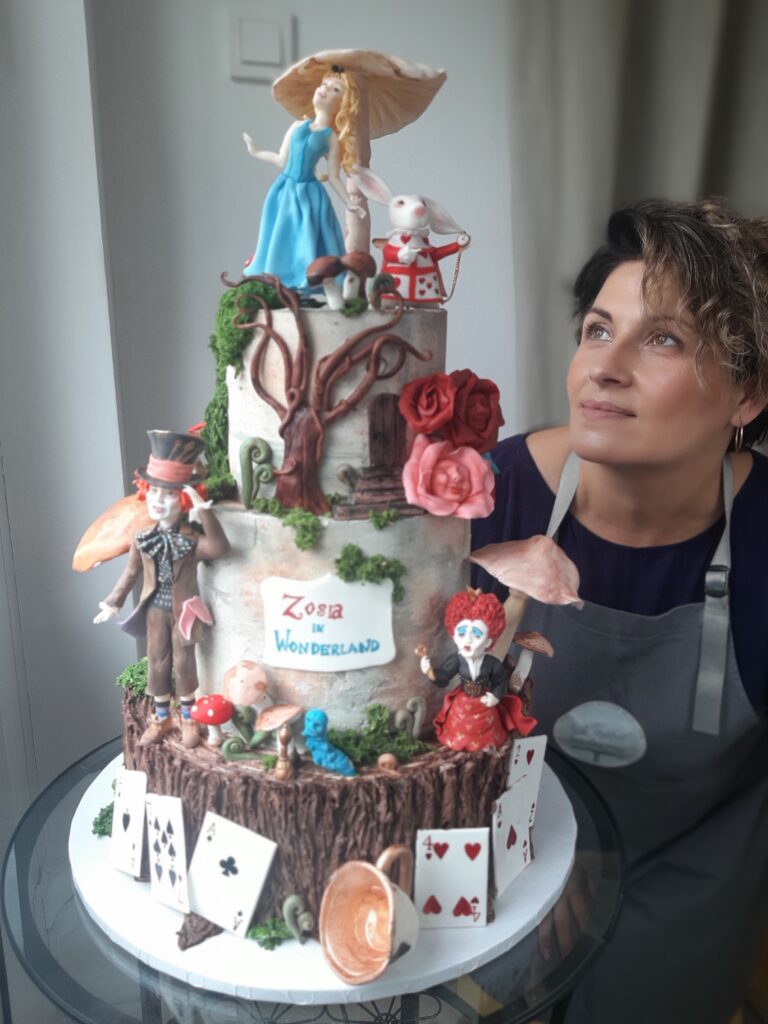 Tort Artystyczny Alicja w Krainie Czarów Beata Kubiak
