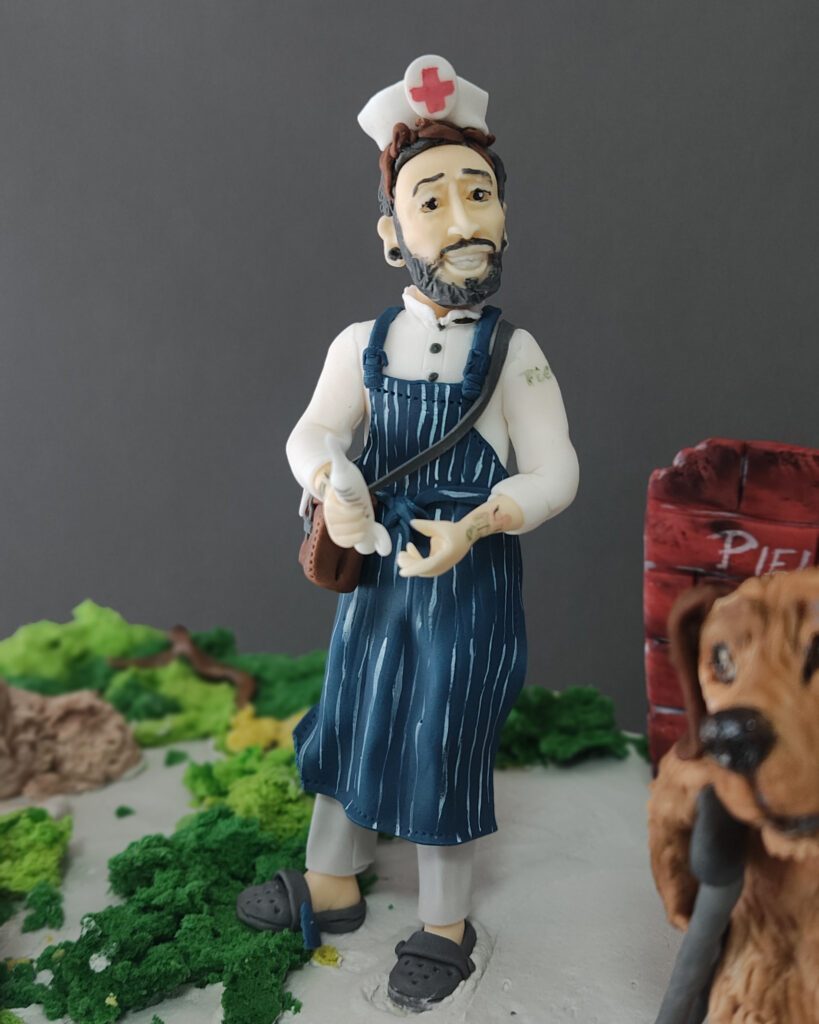 Tort z piekarzem