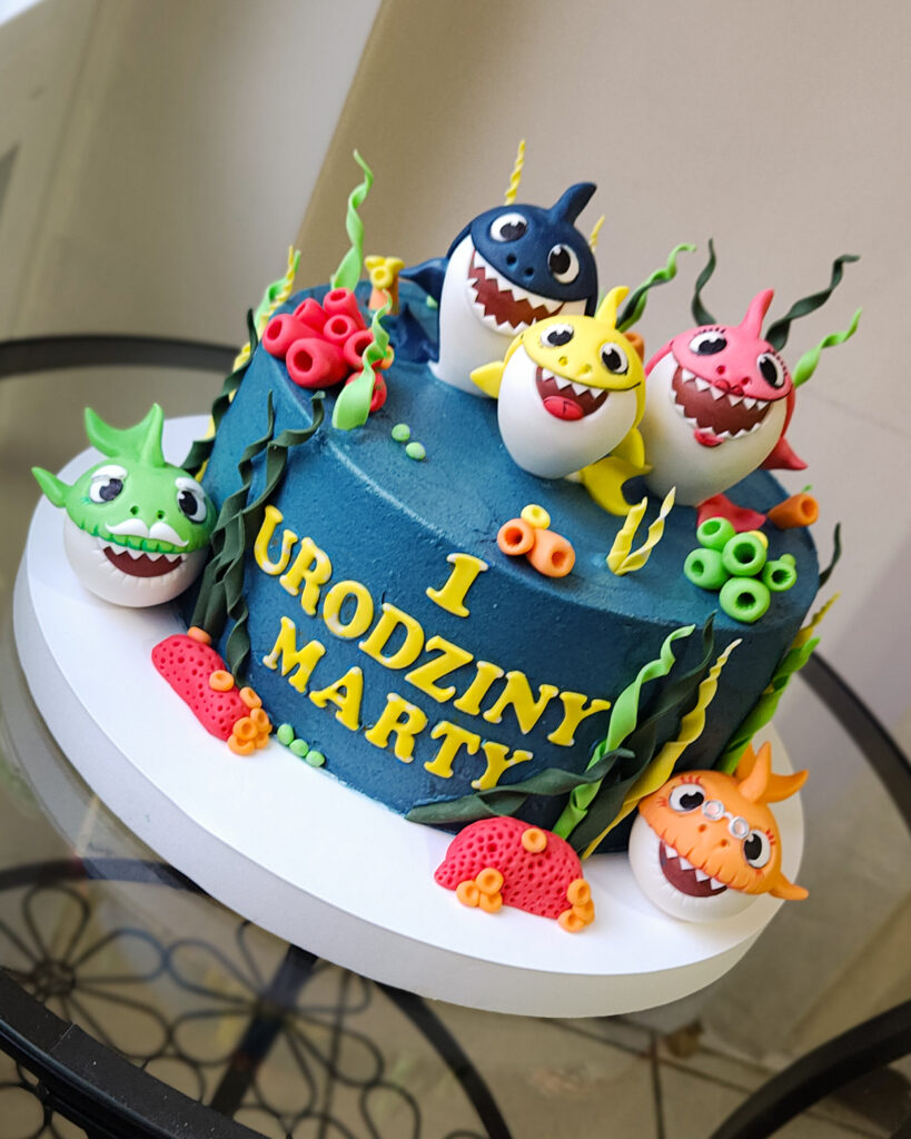 Tort dla dziecka Baby Shark Poznań