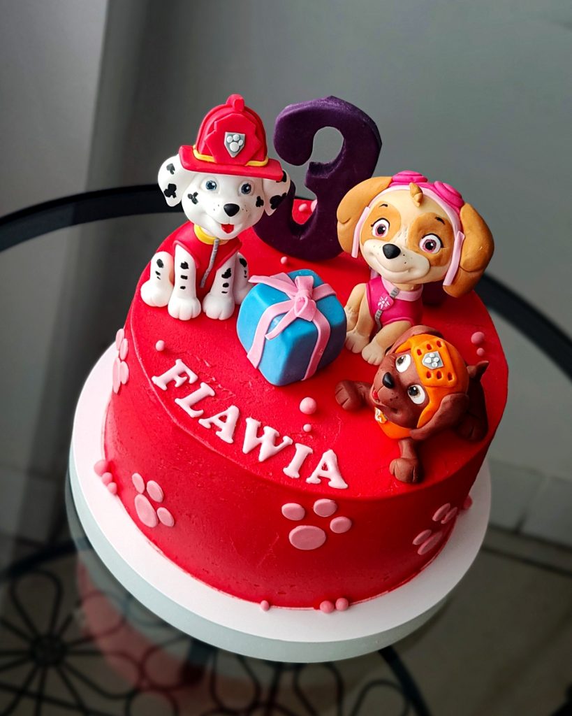 Tort Psi Patrol z Figurkami Poznań Tort dla dziecka 